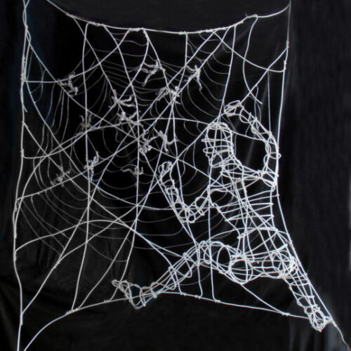 "Nella rete"- polimaterico cm200x200x60
